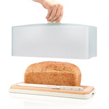 Bread Bin With Bread Board and Knife ..